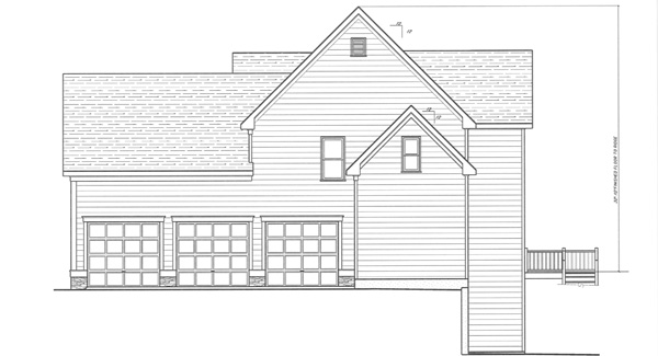 Right Elevation image of MCINTOSH III House Plan